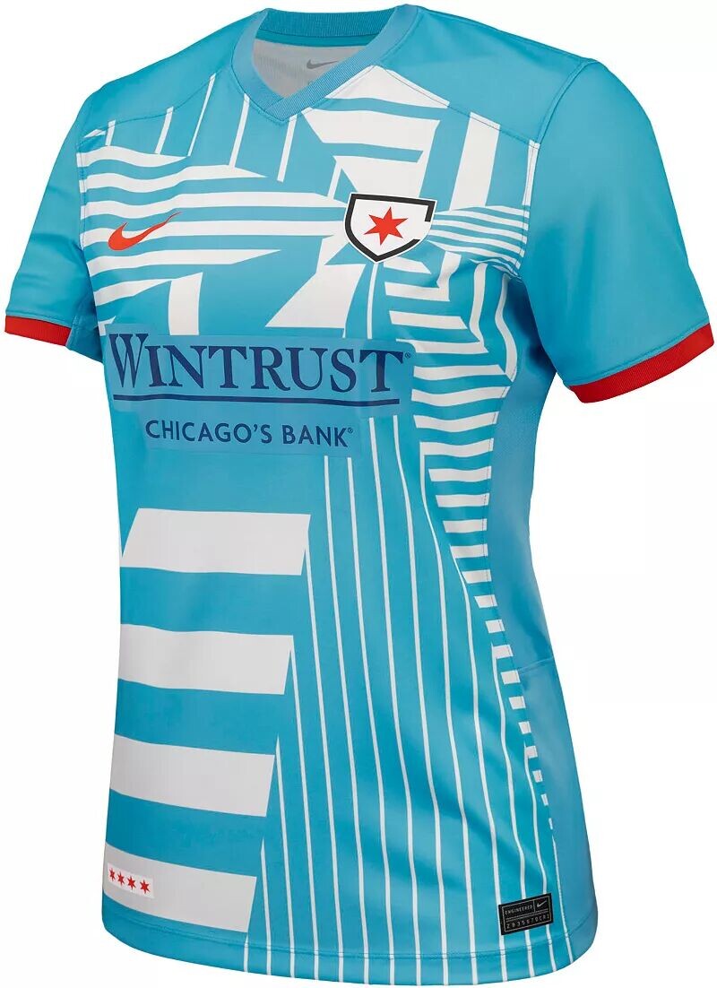 

Женская домашняя футболка Nike Chicago Red Stars 2024, реплика