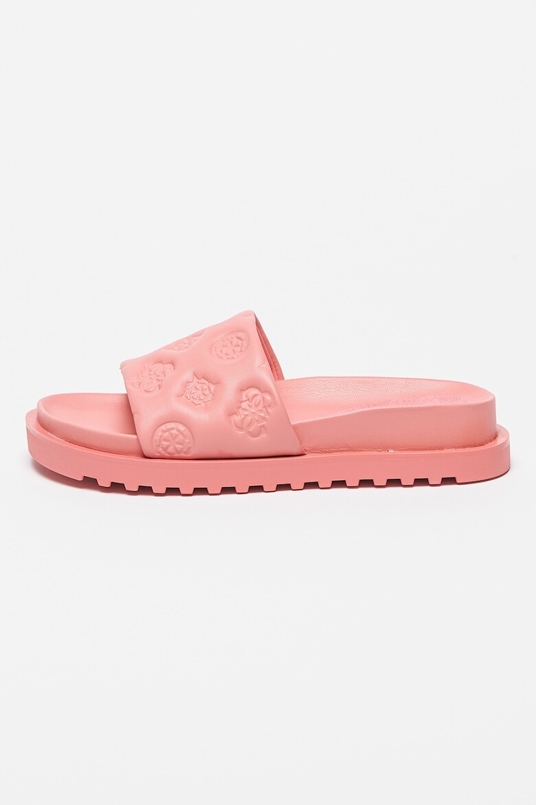

Тапочки с тисненым логотипом Guess, розовый