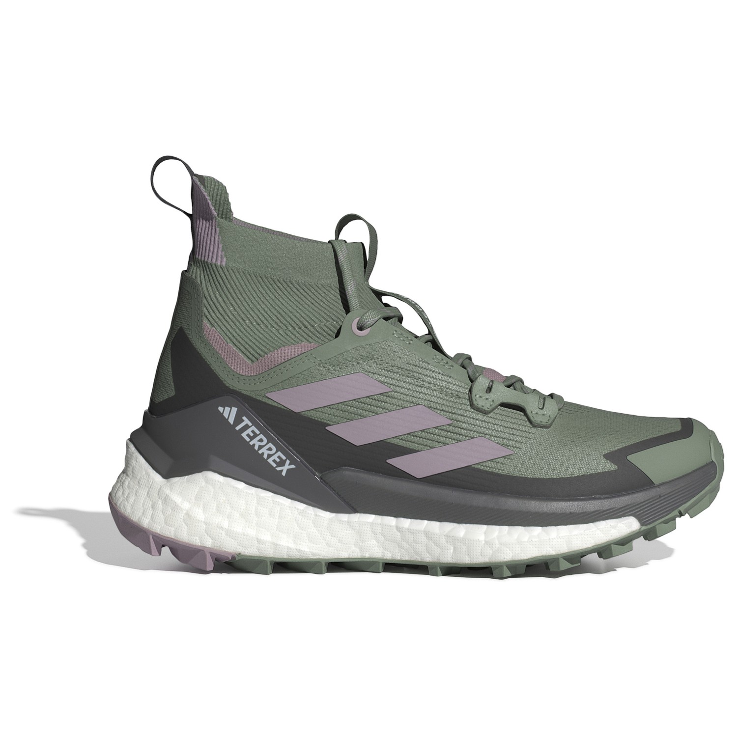 Ботинки для прогулки Adidas Terrex Women's Terrex Free Hiker 2, цвет Silver Green/Preloved Fig/Crystal Jade