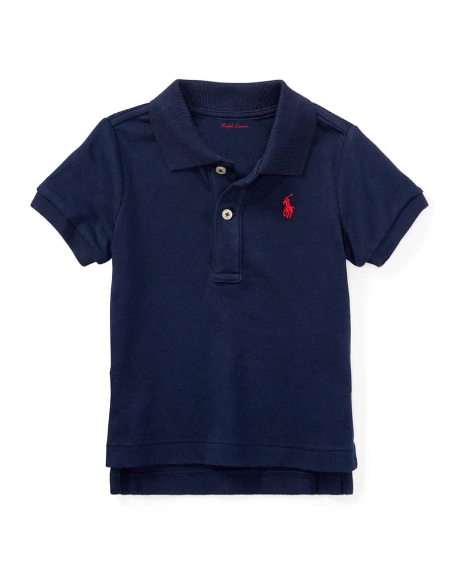 

Трикотажная рубашка-поло Interlock, размер 3–24 месяца Ralph Lauren Childrenswear