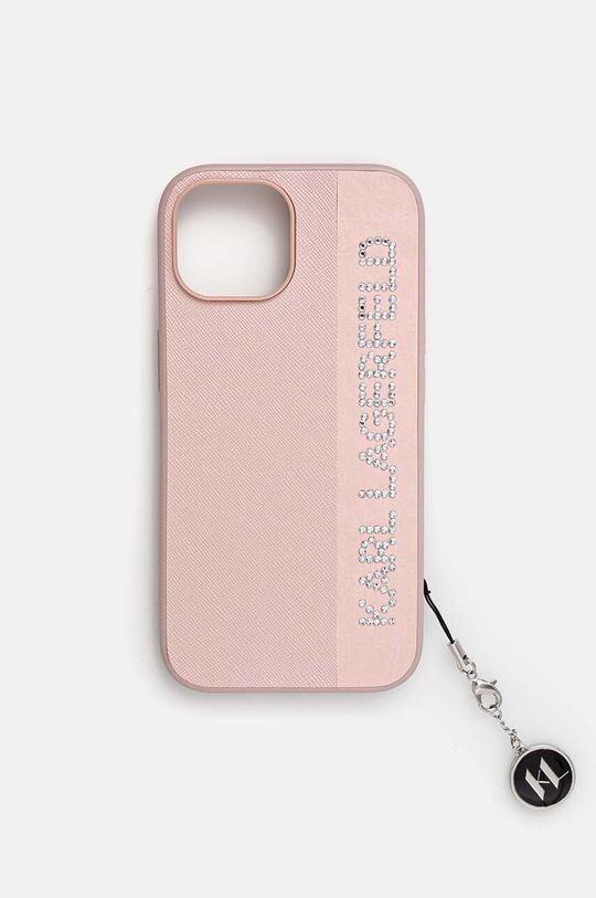 

Чехол для телефона iPhone 15/14/13 6.1 Karl Lagerfeld, розовый