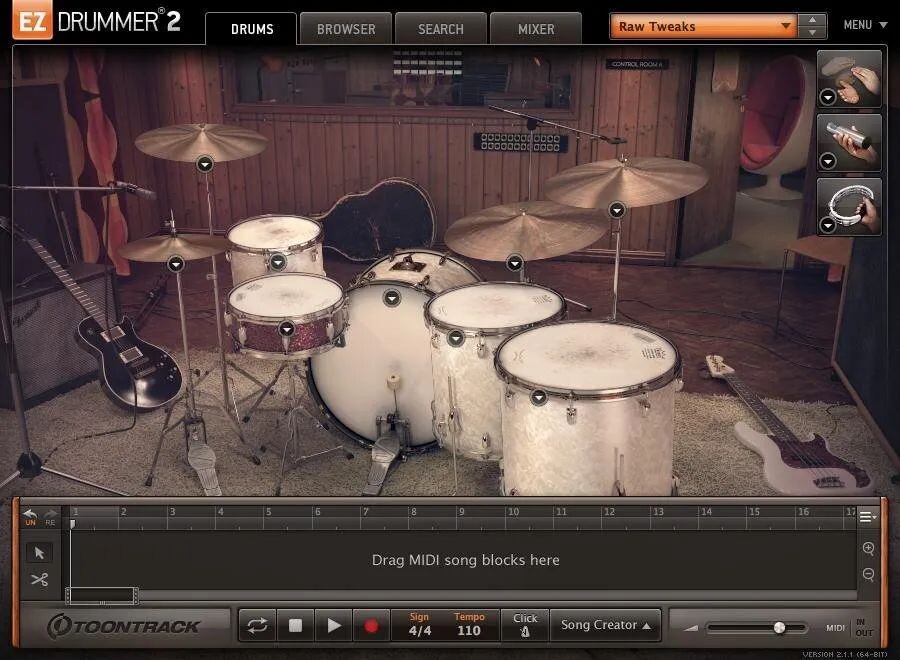 Song creator. Toontrack EZDRUMMER 2. Toontrack EZDRUMMER 3. EZDRUMMER 2.0.2. EZDRUMMER 2 инструменты.