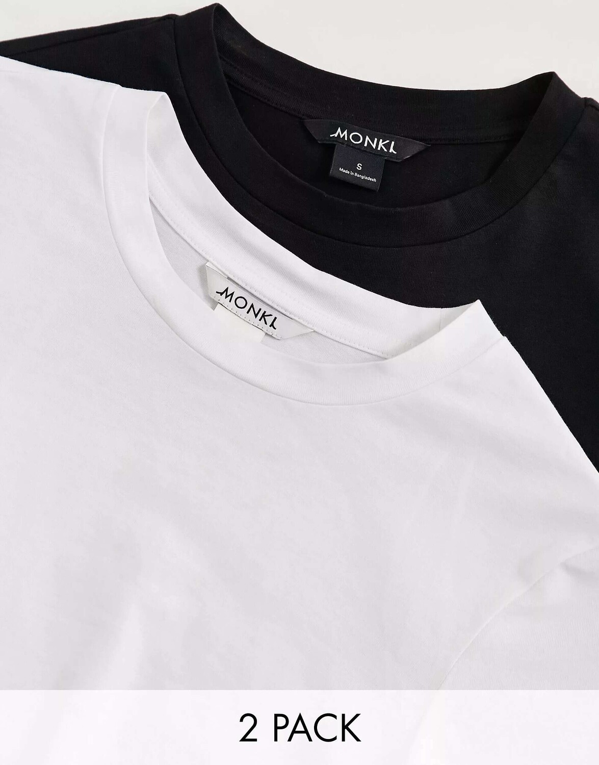 

Пара футболок Monki, черно-белая, 2 шт., Черный, Пара футболок Monki, черно-белая, 2 шт.