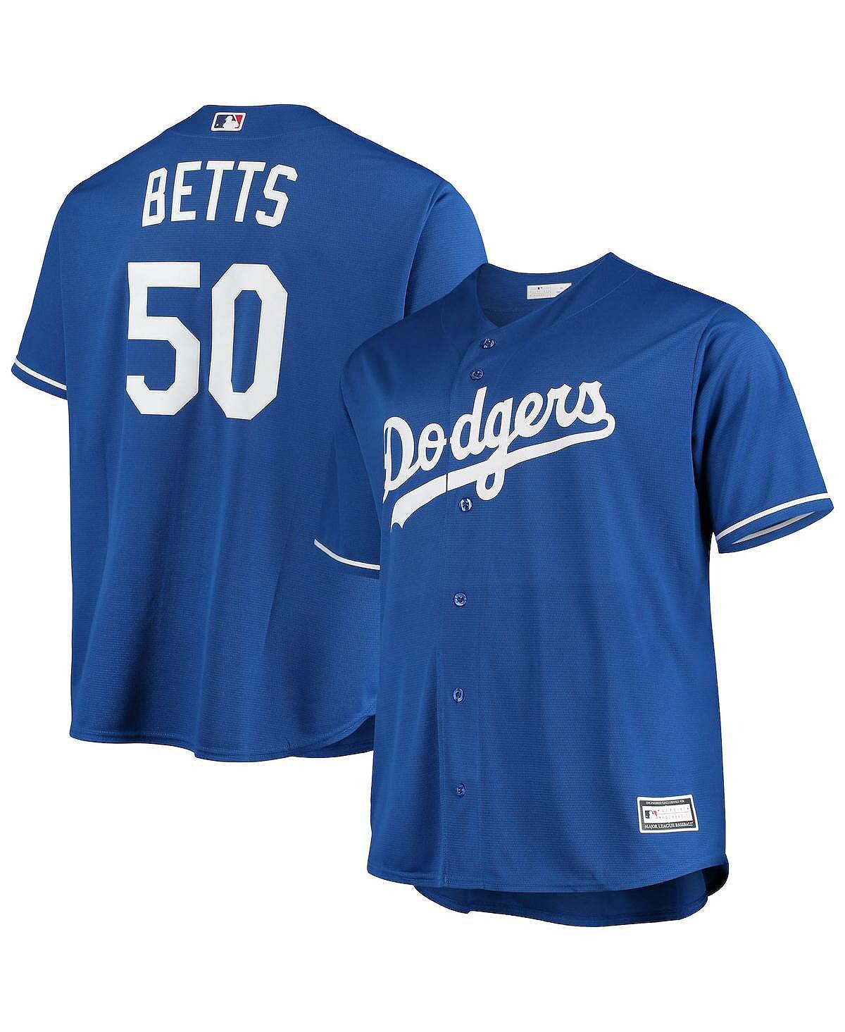 

Мужская футболка Mookie Betts Royal Los Angeles Dodgers Big and Tall Replica Player Majestic