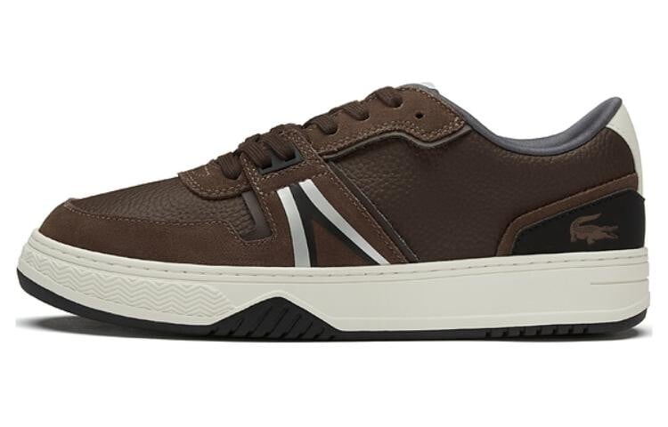 

Кроссовки LACOSTE Skateboarding Shoes Men Low-top Brown, коричневый