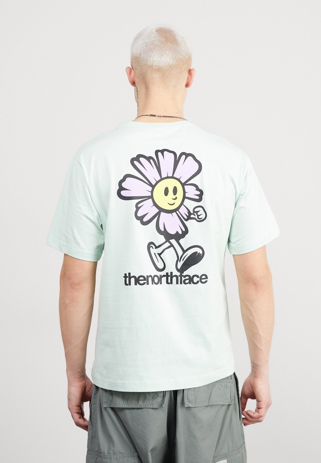 

Футболка с принтом BLOOM TEE RELAXED The North Face, цвет subtle green