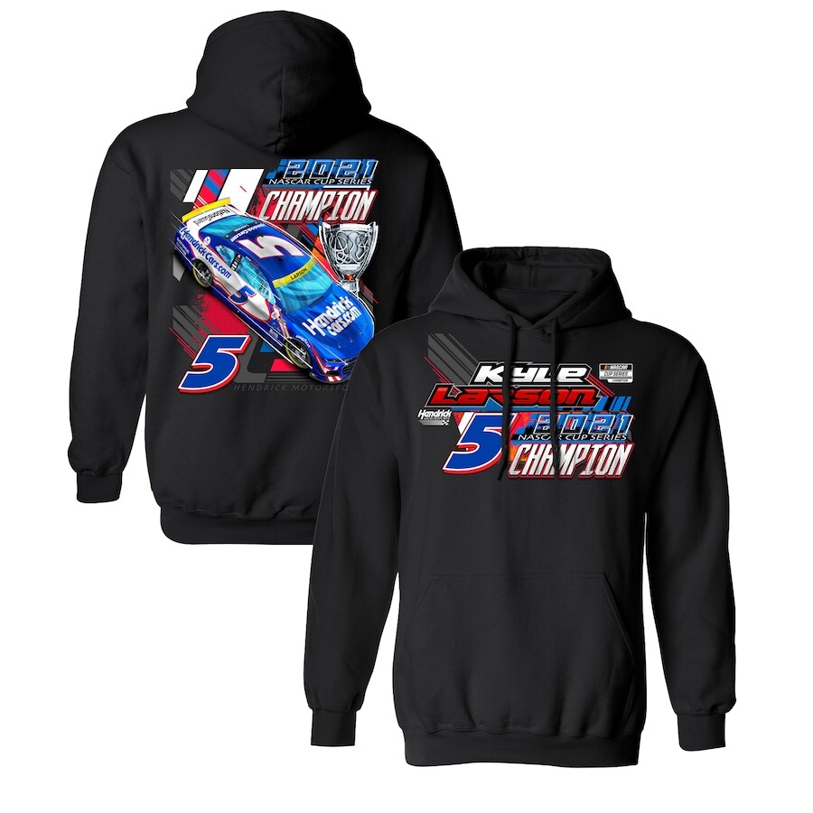 

Пуловер с капюшоном Hendrick Motorsports Team Collection Kyle Larson, черный