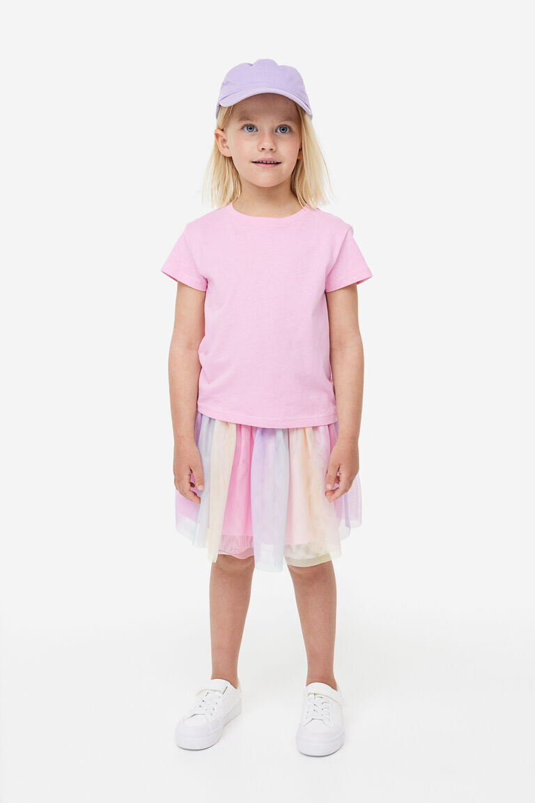 

Юбка из блестящего тюля H&M, розовый