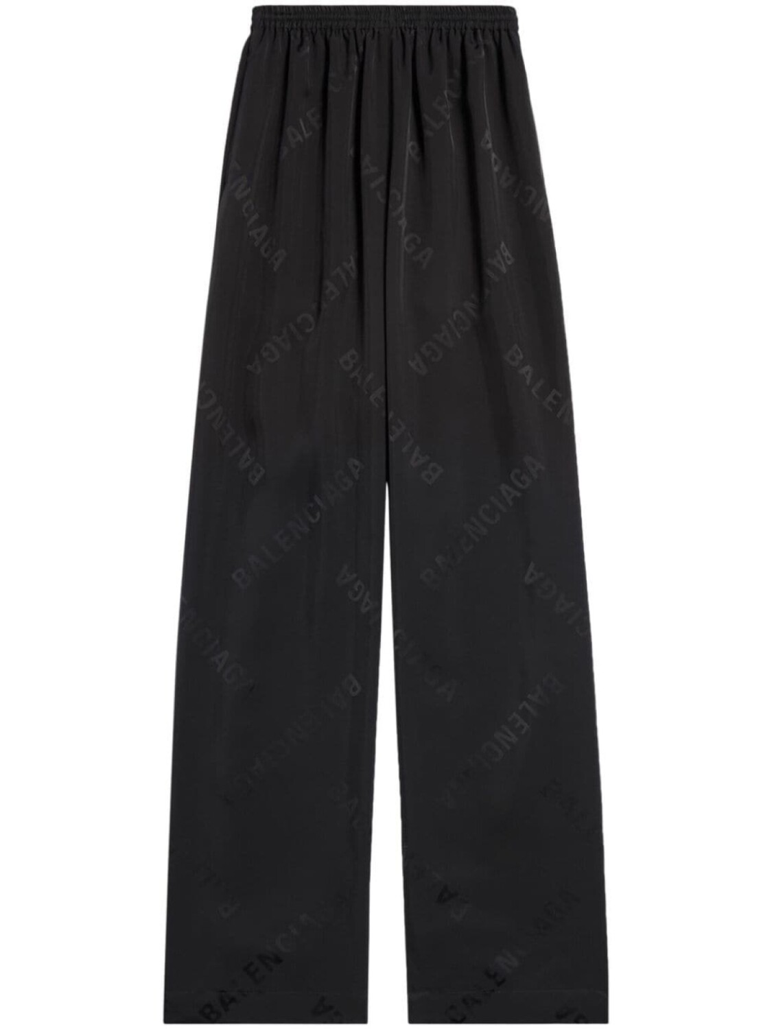 

Balenciaga широкие брюки с жаккардовым логотипом, черный