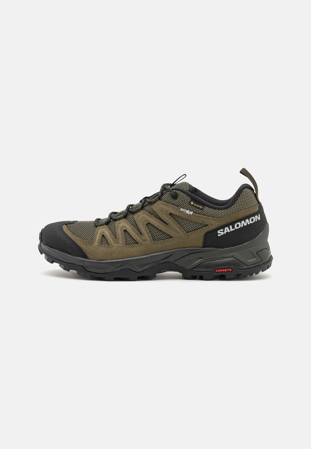 

Кроссовки X Ward Gtx Salomon, цвет deep lichen green/black/olive night