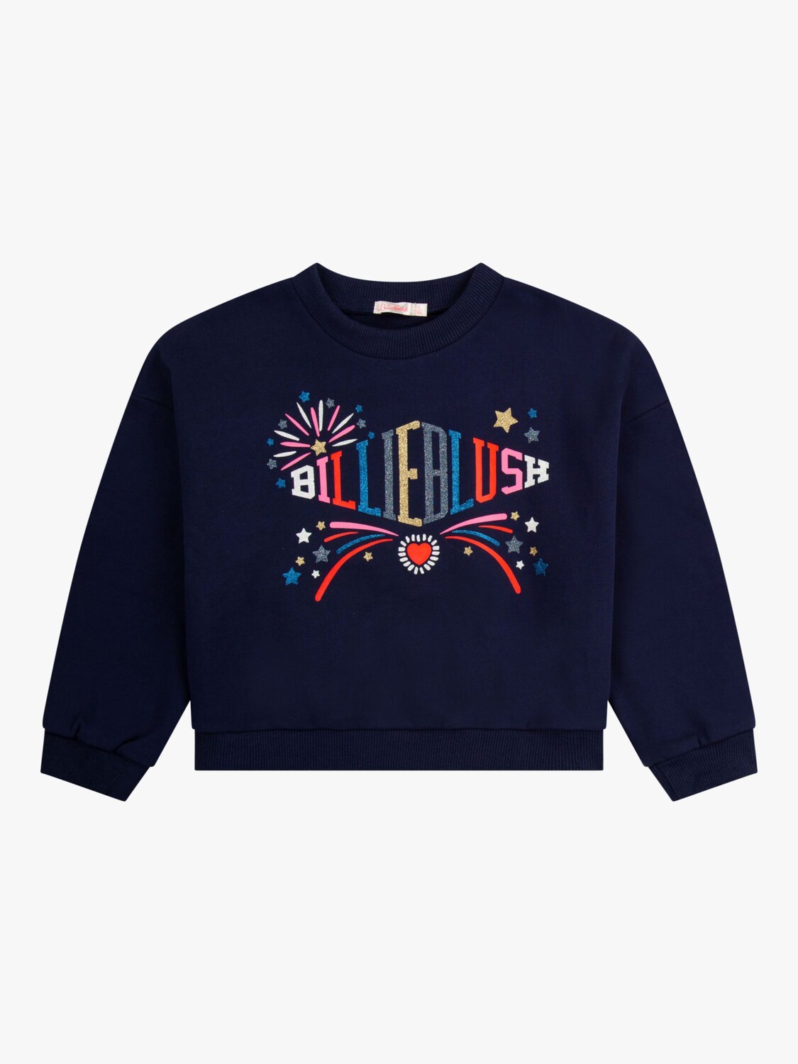 

Billieblush Kids' Джемпер Fireworks с логотипом, темно-синий