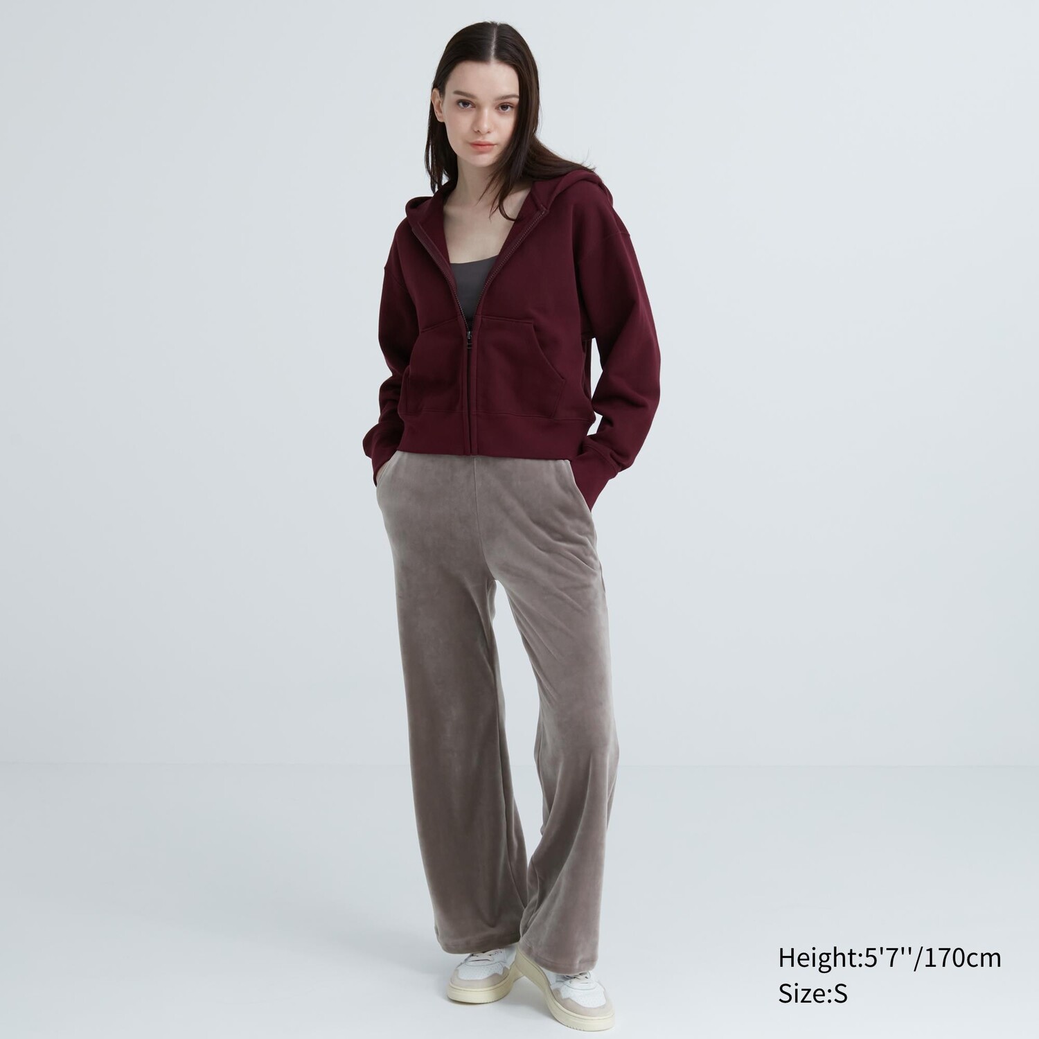 

Гладкие брюки ультра-стрейч Uniqlo, коричневый