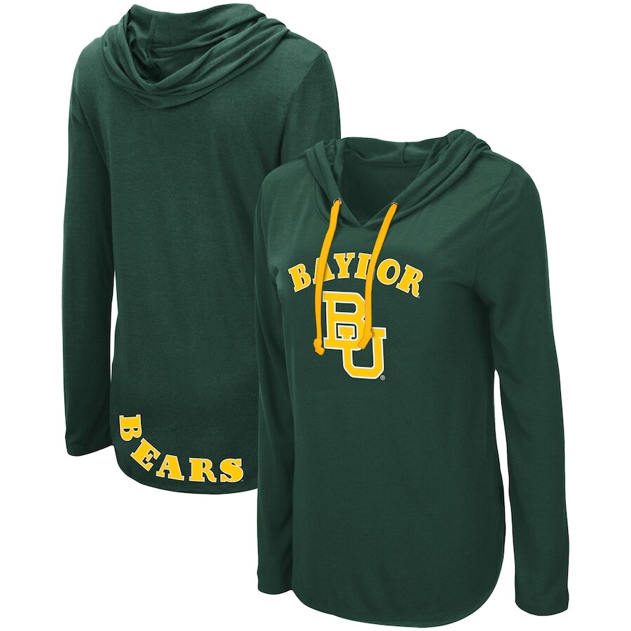 

Футболка с длинным рукавом Colosseum Baylor Bears, зеленый