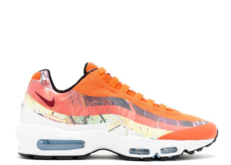 

Кроссовки Nike DAVE WHITE X SIZE X AIR MAX 95 'FOX', красный