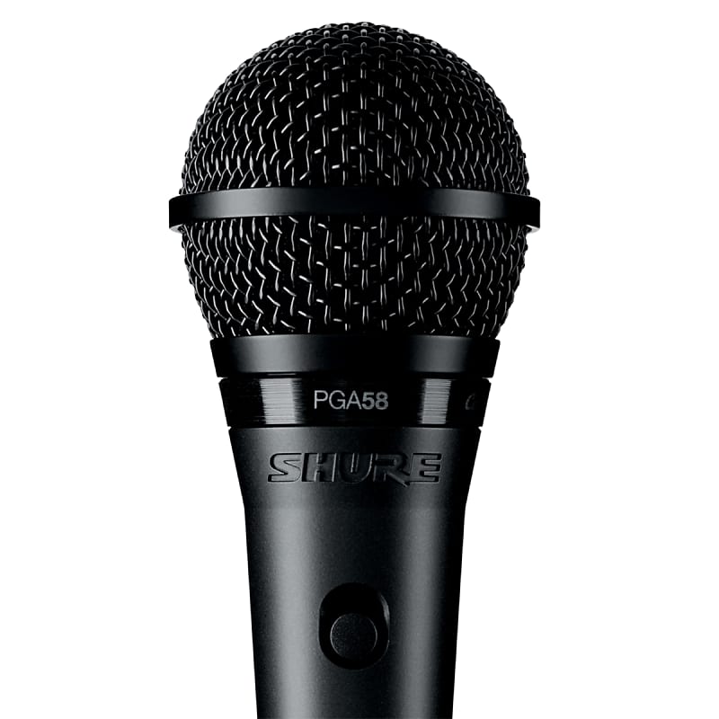 Кардиоидный динамический вокальный микрофон Shure PGA58-XLR вокальный микрофон динамический shure pga58 xlr e
