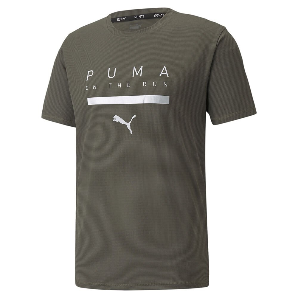 

Футболка Puma Run Logo, зеленый