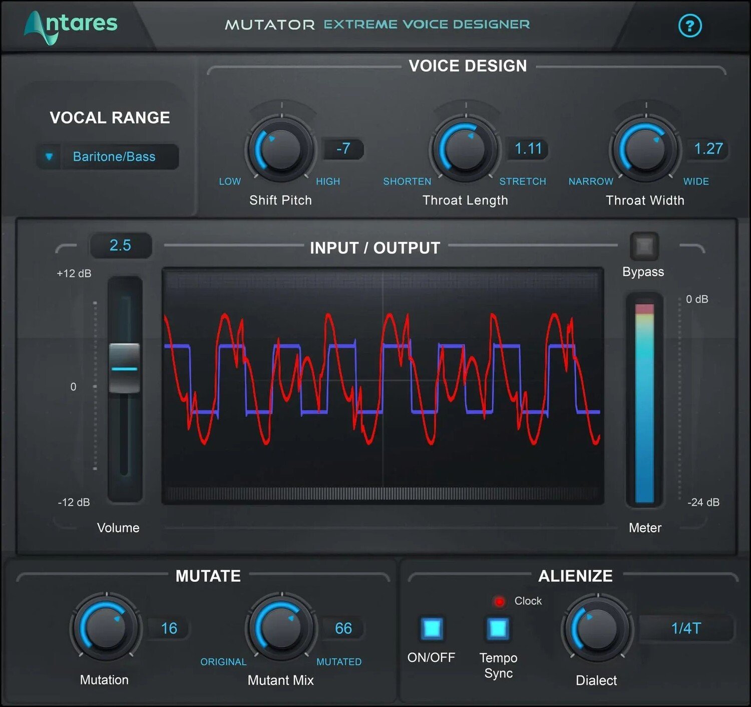 

Плагин Antares MUTATOR Evo Vocal Effects