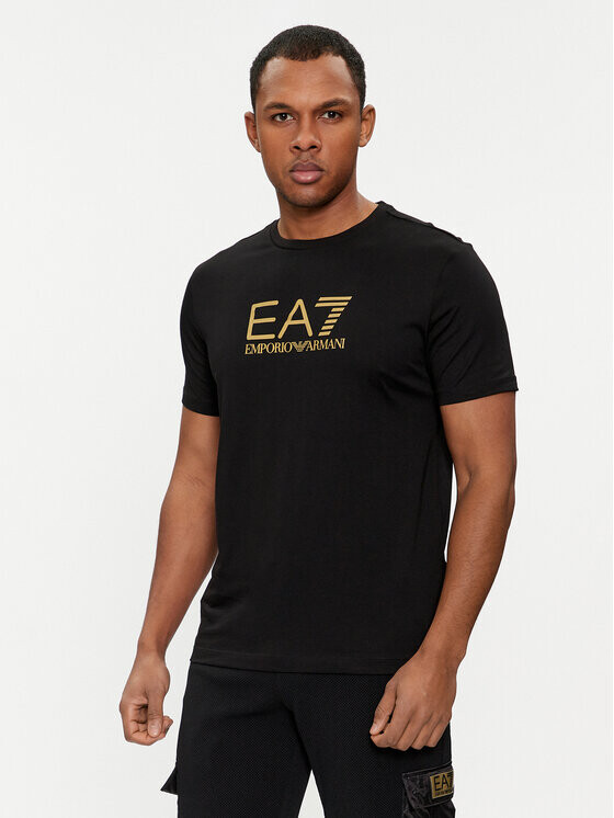 

Футболка стандартного кроя Ea7 Emporio Armani, черный
