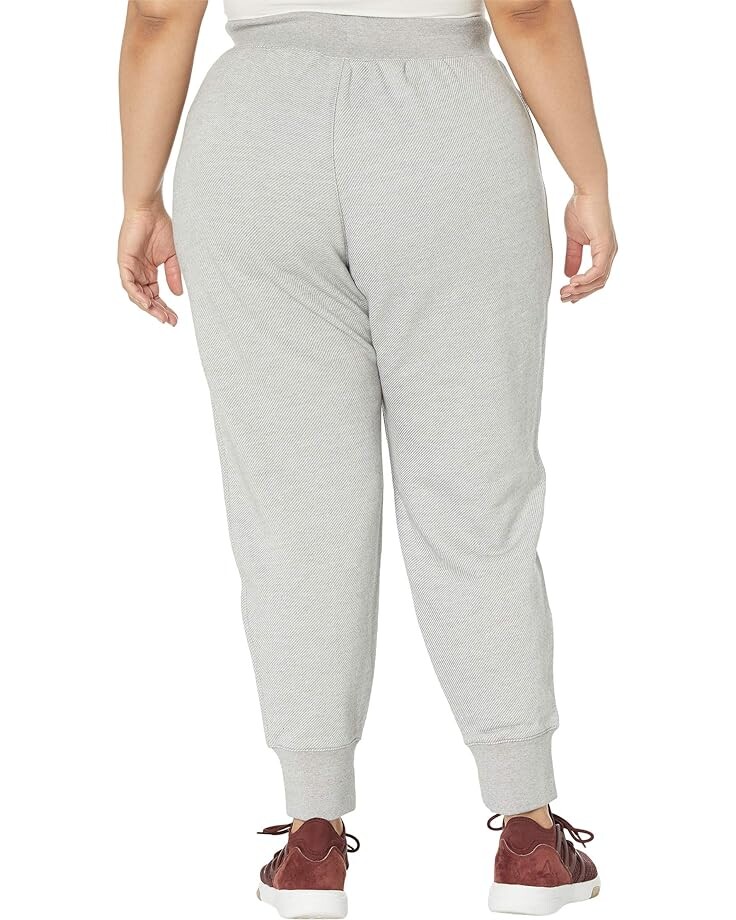 

Брюки Reebok Plus Size Training Essentials Textured Logo Pants, цвет Medium Grey Heather