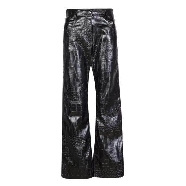 

Брюки croco trousers Msgm, черный