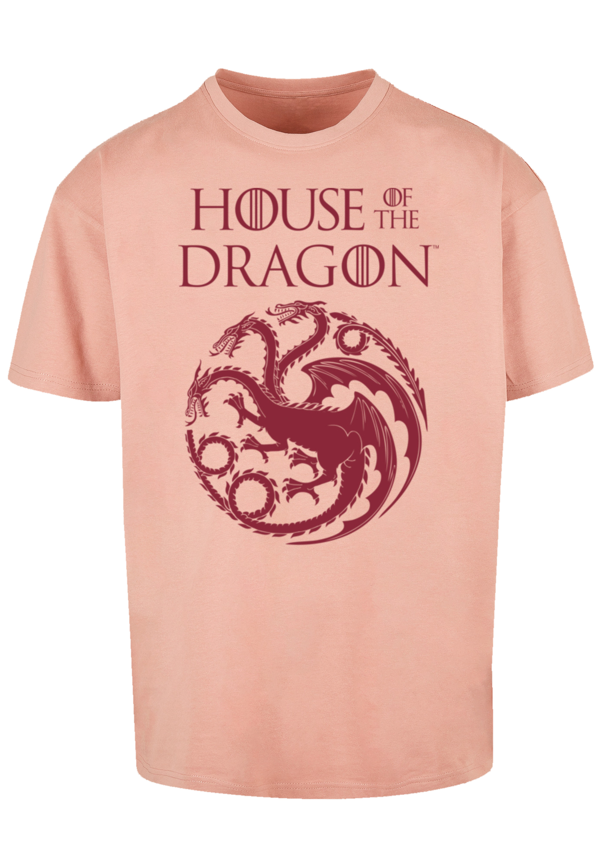 Футболка F4NT4STIC House Of The Dragon Targaryen Crest Logo, цвет amber