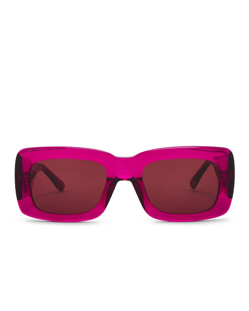 

Солнцезащитные очки The Attico Marfa, цвет Maroon