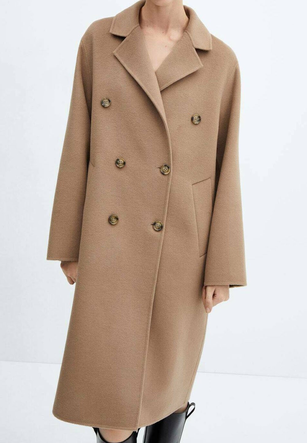 Классическое пальто PICAROL Mango, коричневый