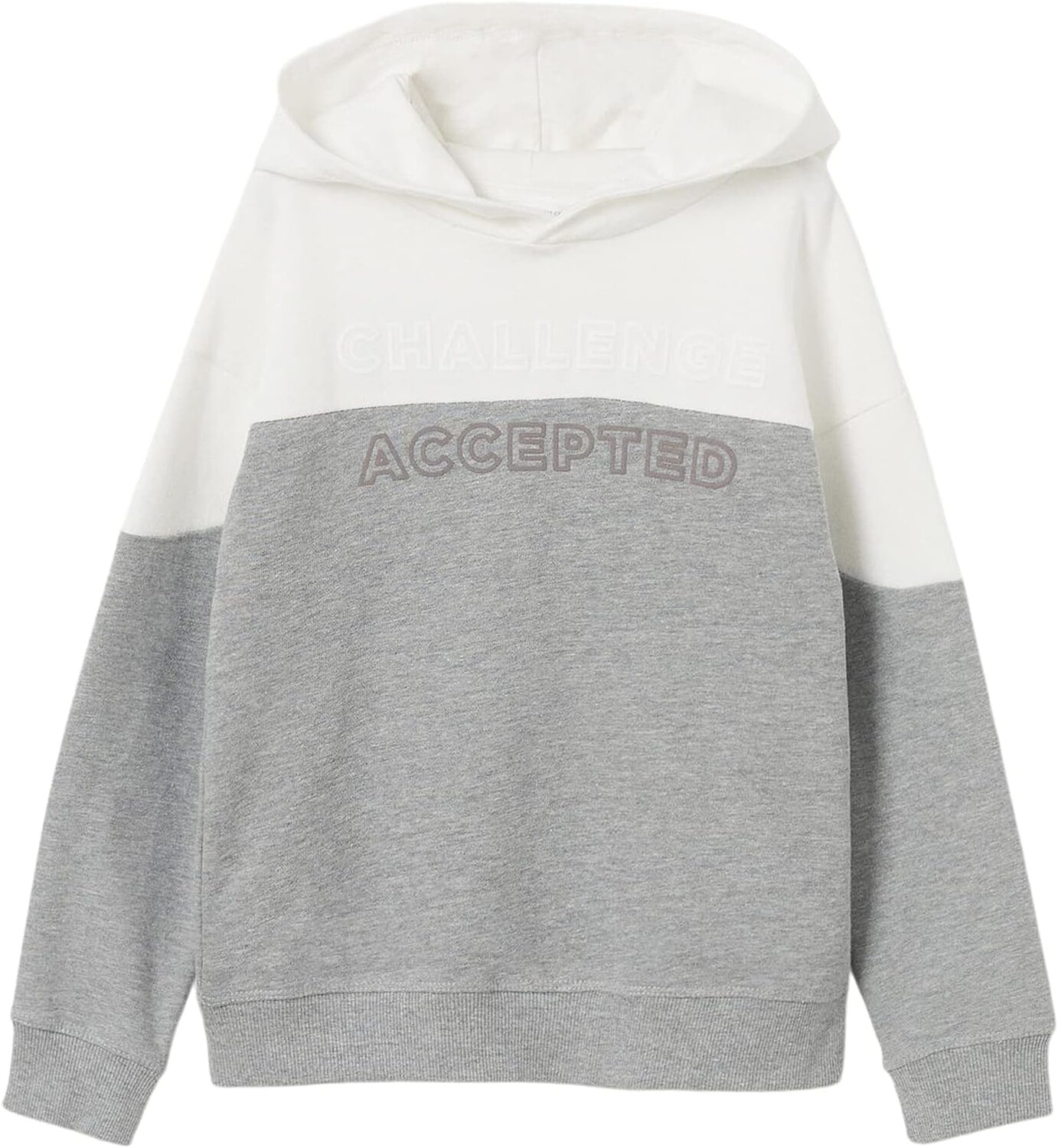 

Толстовка Mango Embossed Sweatshirt, натуральный