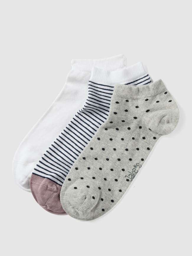

Носки с принтом этикетки, в упаковке 2 шт Jake*s Casual, белый