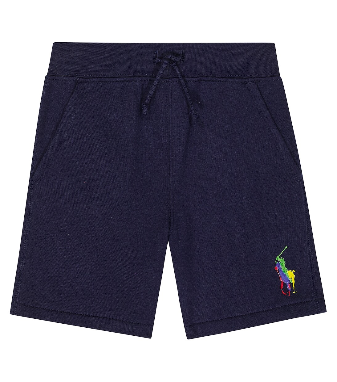 

Шорты из хлопкового джерси Polo Ralph Lauren Kids, синий