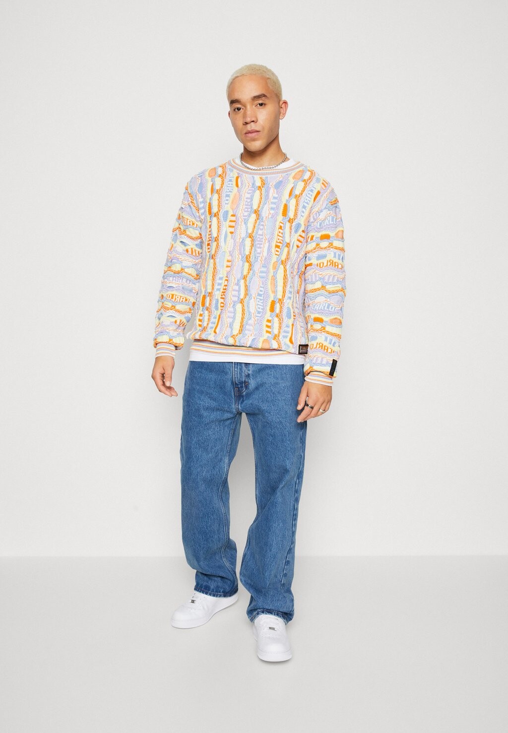 

Свитер Rundhals Unisex Carlo Colucci, цвет purple/orange/blue/yellow