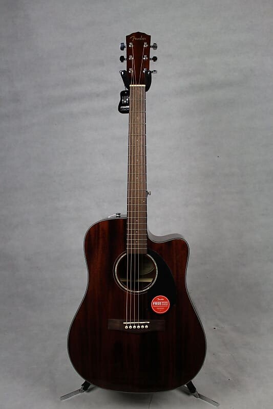 

Акустическая гитара Fender CD-60SCE Dreadnought, Walnut Fingerboard, All Mahogany