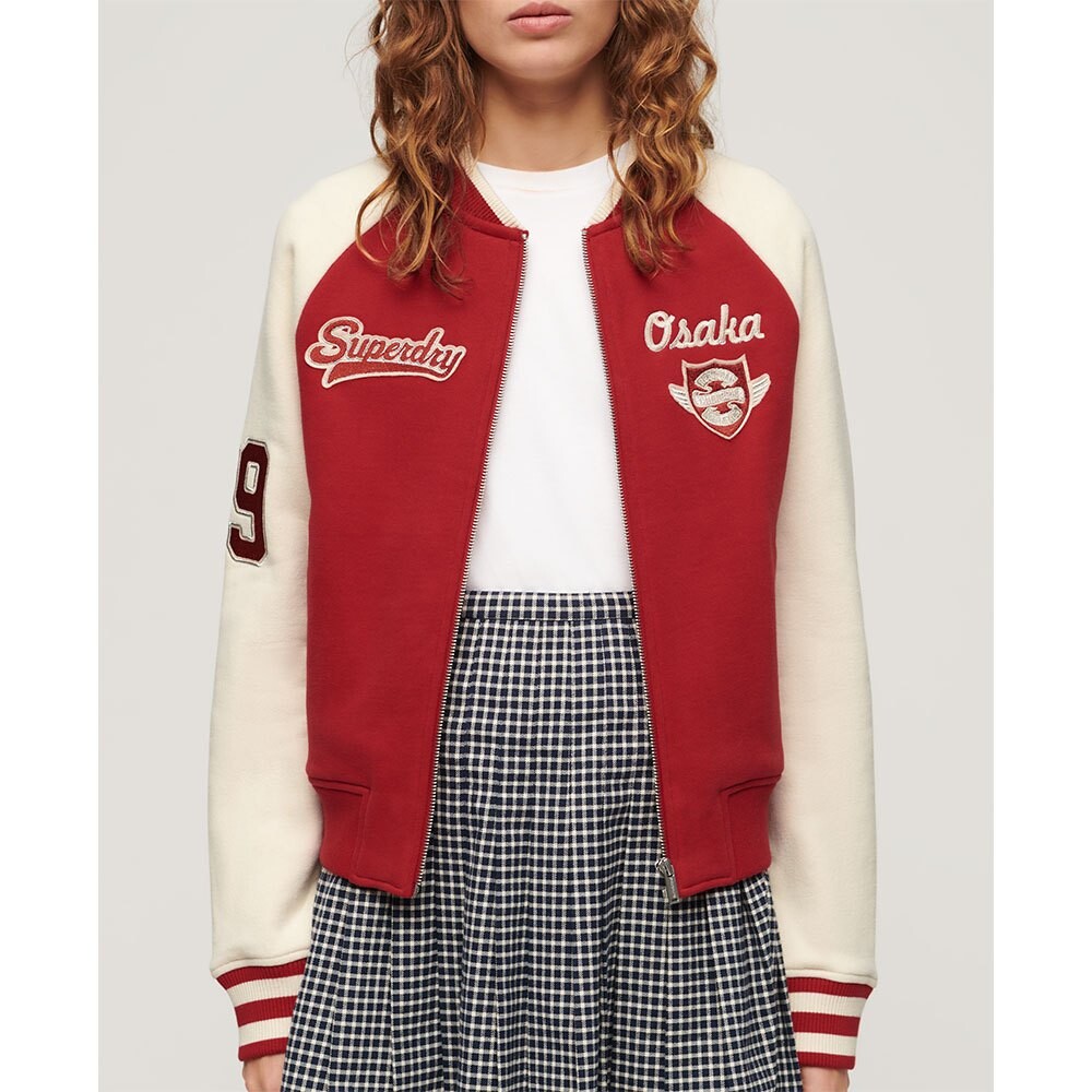 

Свитер Superdry College Graphic, красный