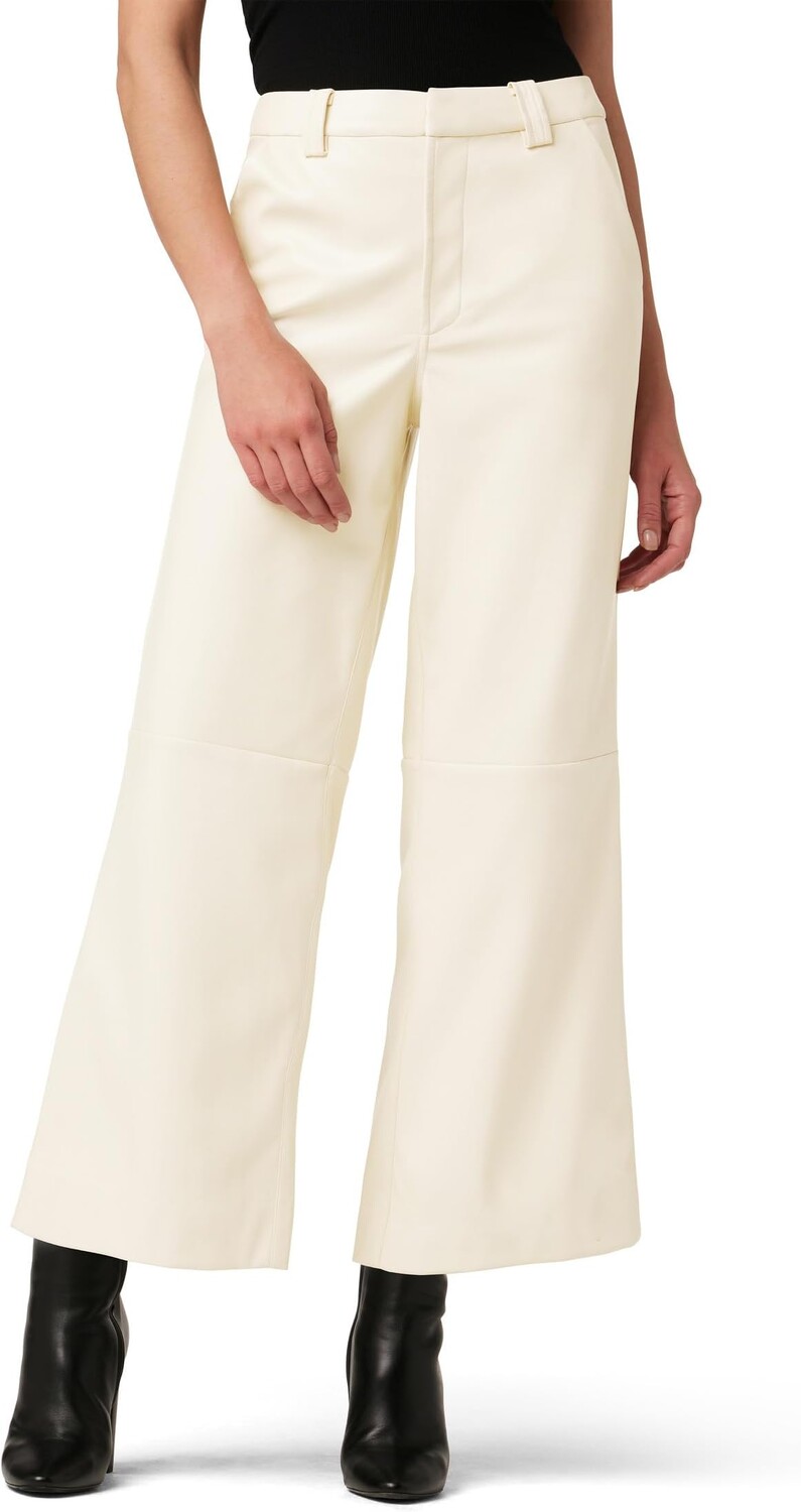 

Укороченные кожаные брюки Mia Joe's Jeans, черный
