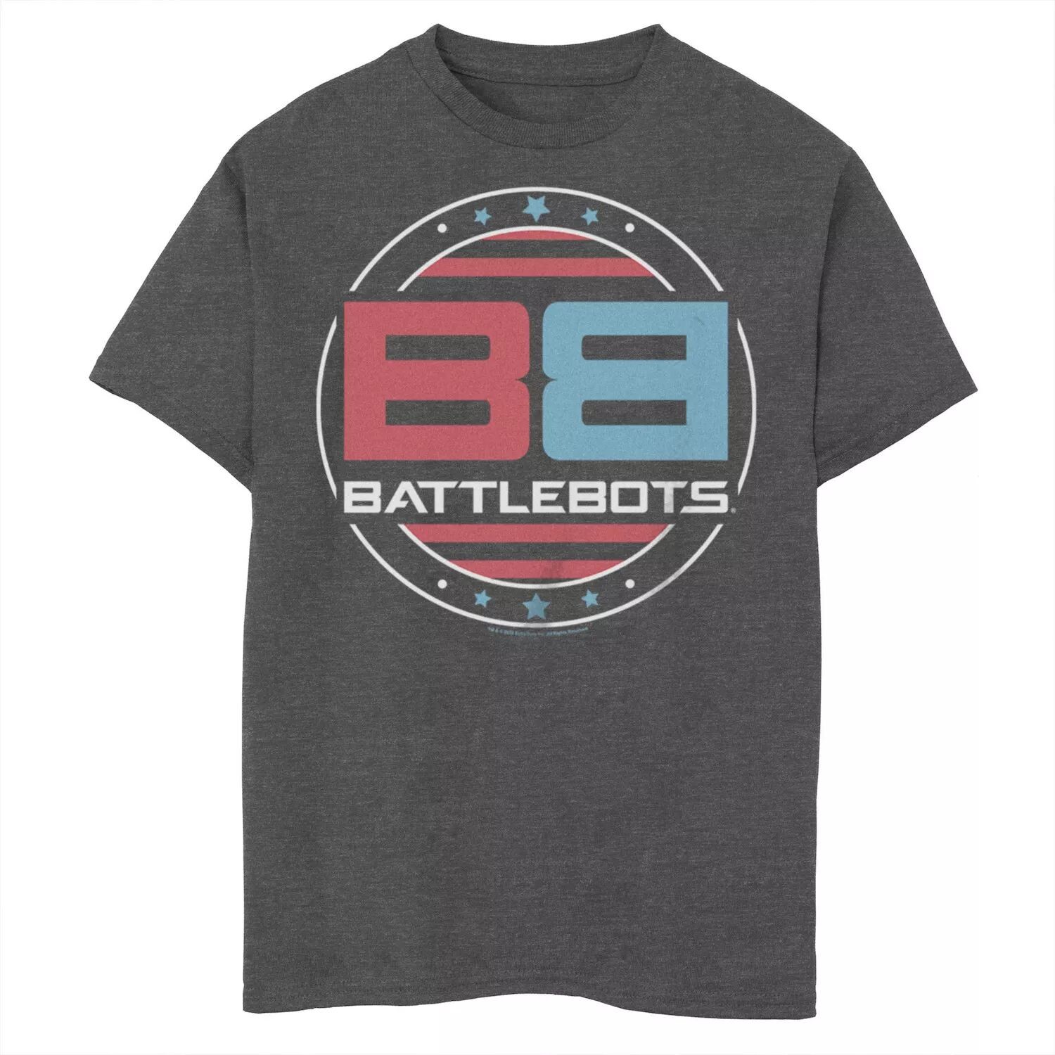 

Футболка Husky Battlebots Battle Bots с изображением круга и эмблемы для мальчиков 8–20 лет Licensed Character