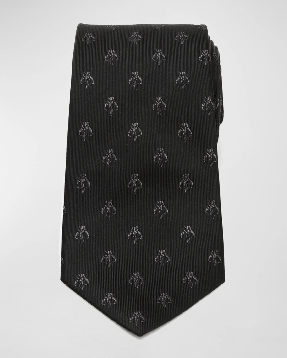 

Мужской шелковый галстук с черепом мандалорского мифозавра Cufflinks Inc., цвет Black