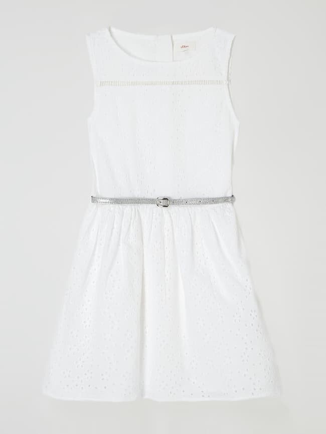 

Хлопковое платье s.Oliver, белый