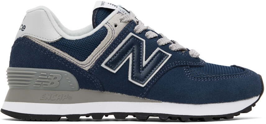 

Темно-синие кроссовки 574 Core New Balance, цвет Navy