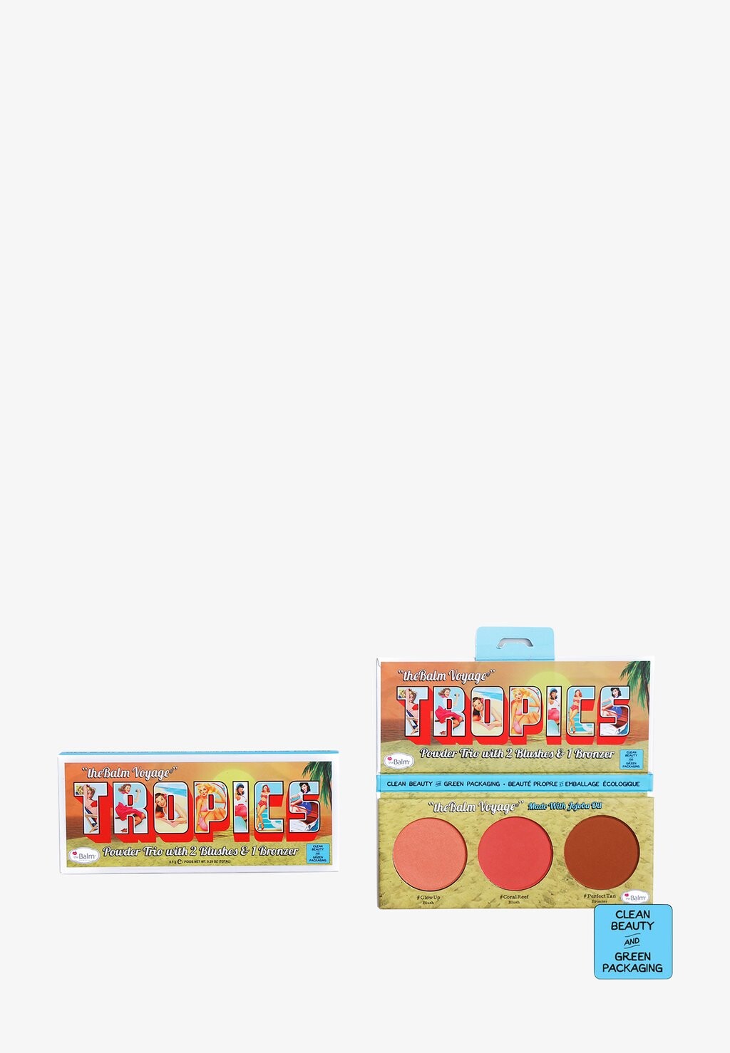 Палитра теней для век THEBALM VOYAGE- TROPICS PALETTE the Balm