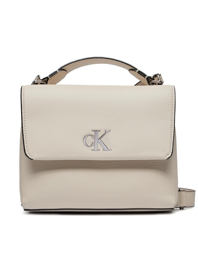

Классическая сумка Minimal Monogram Top Handle22 Calvin Klein, экрю