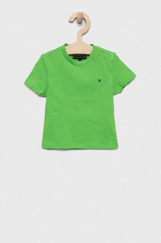 

Хлопковая футболка для детей Tommy Hilfiger, зеленый
