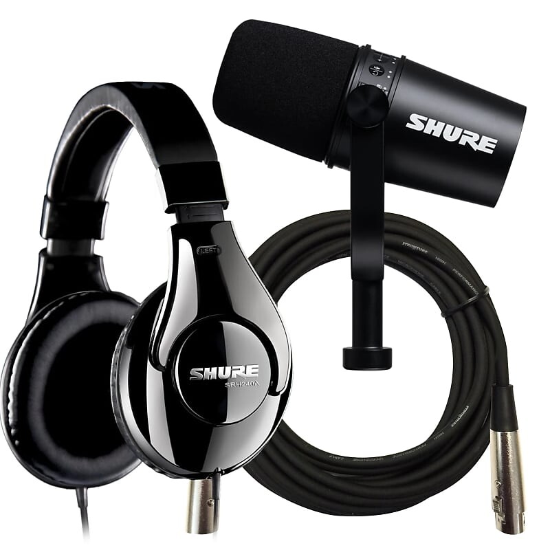 

Микрофон для подкастов Shure MV7 Dynamic USB Podcast Microphone