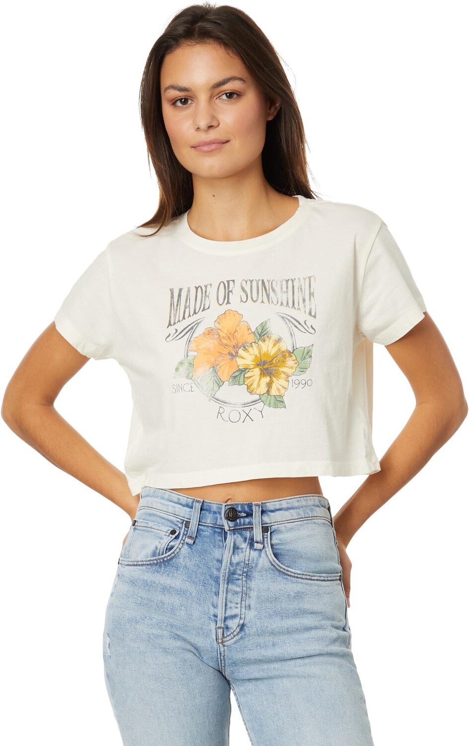

Укороченная футболка Made Of Sunshine Roxy, цвет Egret