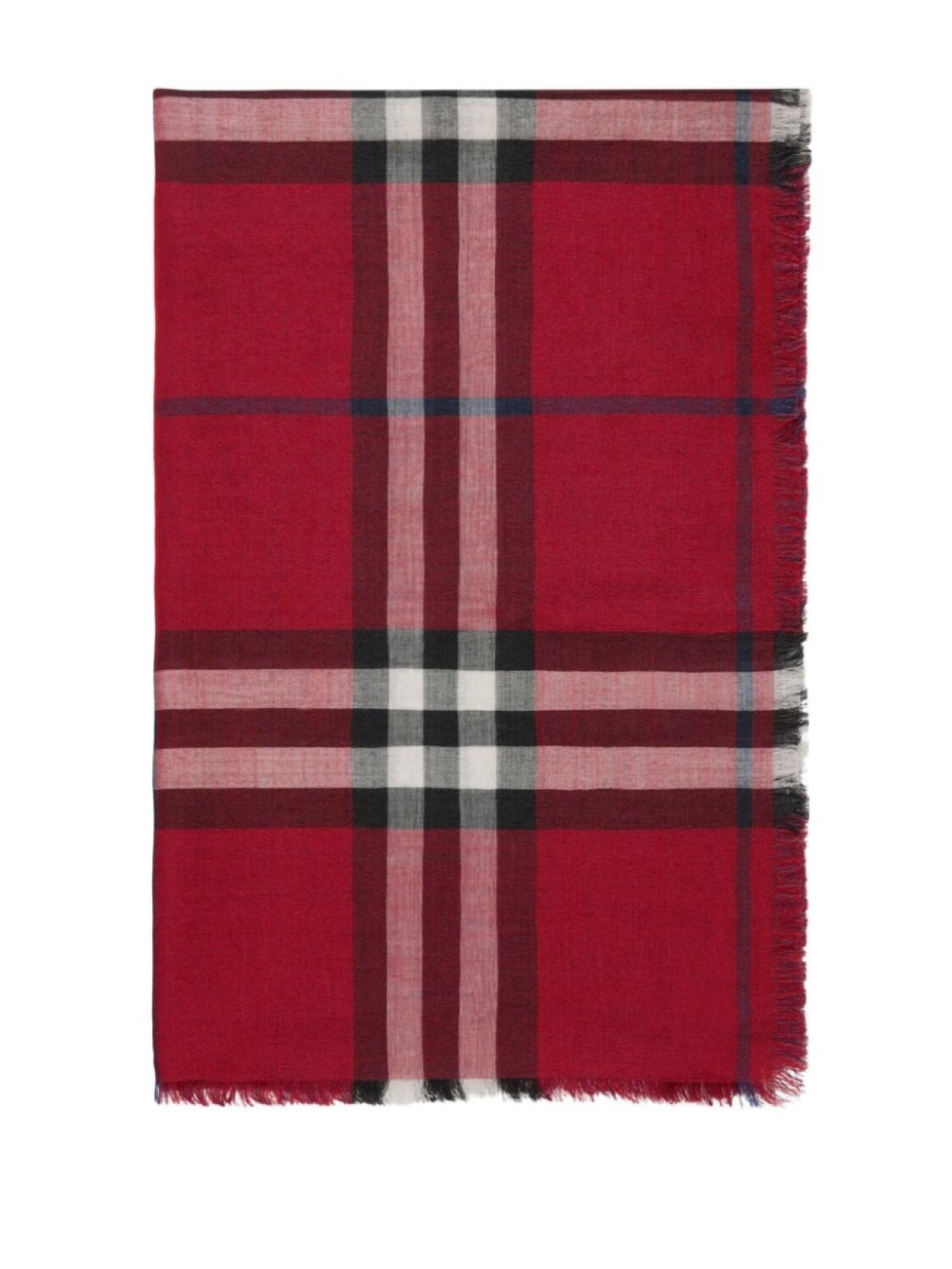 

Двусторонний шарф в клетку Burberry, красный