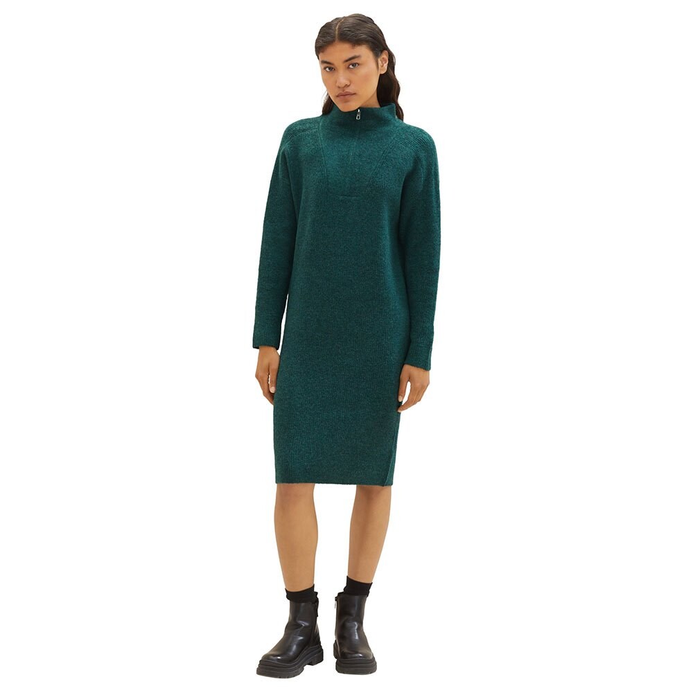 

Платье Tom Tailor 1038823 Troyer Knit, зеленый