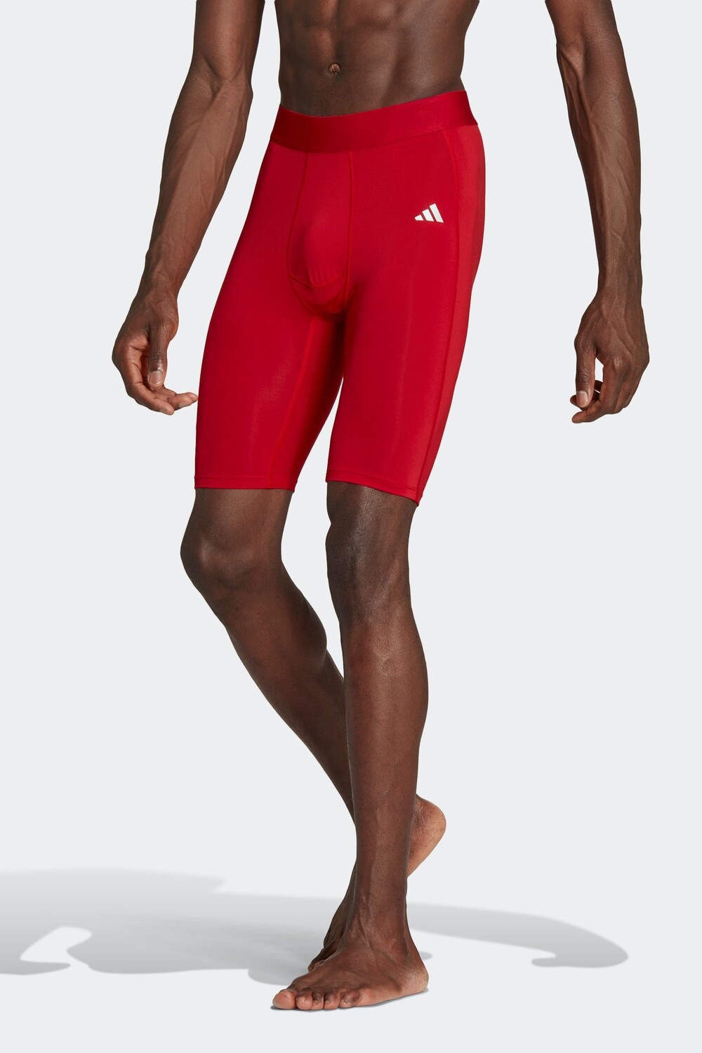 

Спортивные леггинсы techfit aeroready short Adidas, красный