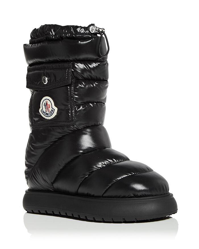 

Moncler Женские зимние сапоги Gaia Logo Pocket Down Snow Boots Moncler