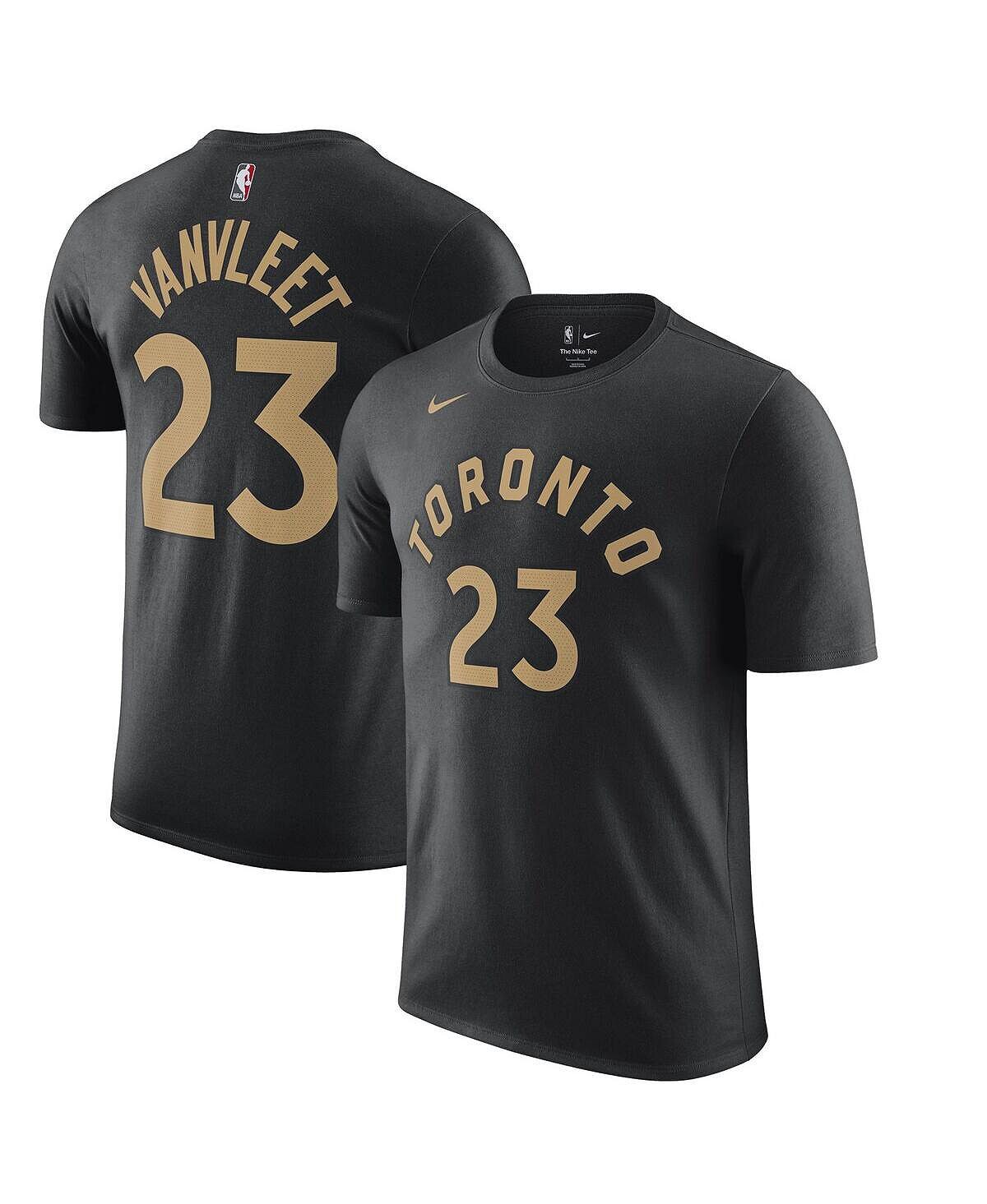 

Мужская черная футболка Fred VanVleet Toronto Raptors 2022/23 City Edition с именем и номером Nike