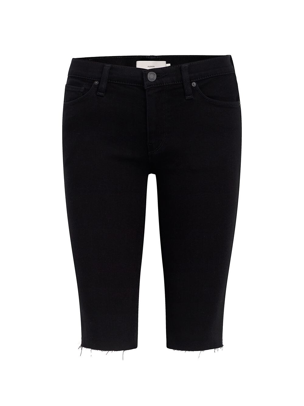 

Джинсовые шорты Amelia со средней посадкой Hudson Jeans, черный