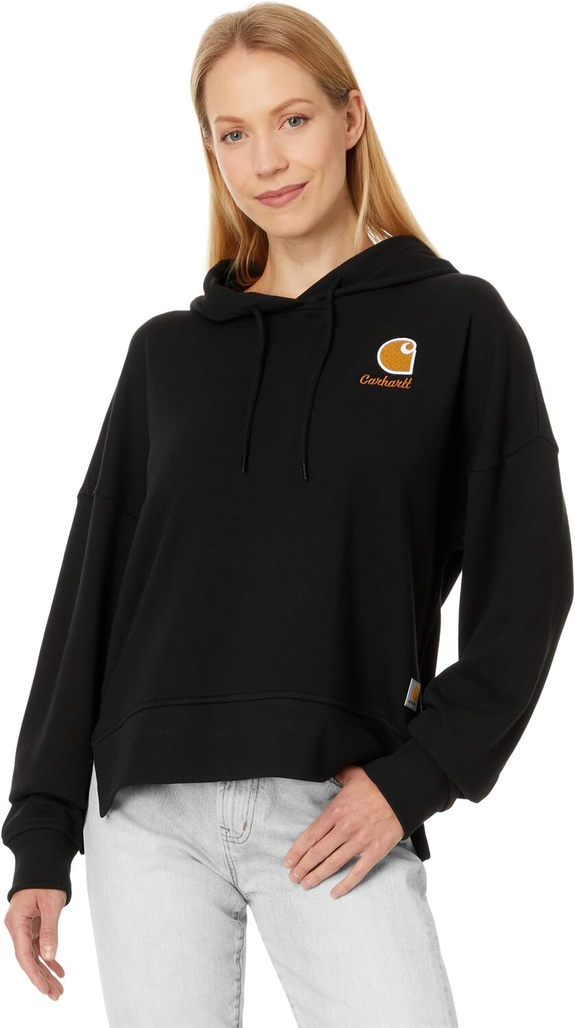 

Толстовка Carhartt French Terry Graphic Hooded Sweatshirt, черный